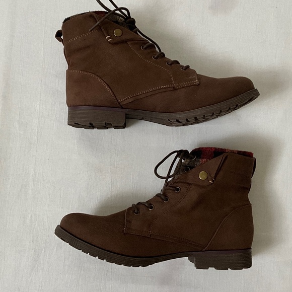 NWOB ROCK & CANDY Tavin Ankle Boots Brown Size 9.5 - Picture 3 of 12